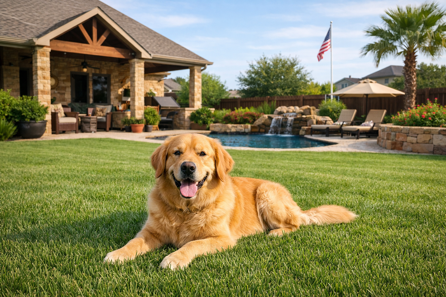 pet friendly lawn care service Argyle Texas