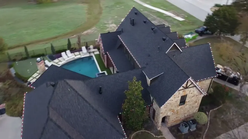 Candy Cane Pattern on a Water Restoration Home video thumbnail