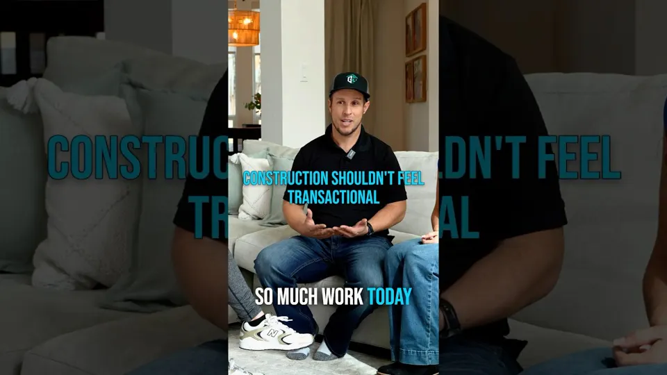 Construction Shouldn't Feel Transactional video thumbnail