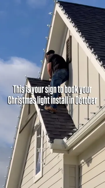 October Early Bird Savings on Christmas Light Installation video thumbnail